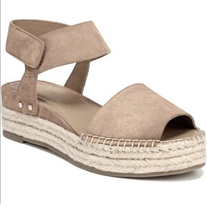 SARTO Women's Tan Espadrille Sandals